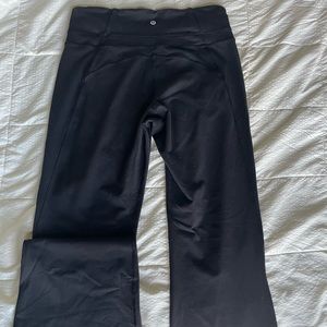 Lululemon. Super high-rise flare bottom leggings. Size 12.